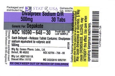 Divalproex Sod Dr 500mg Label Image (Divalproex Sod Dr 500mg Label)