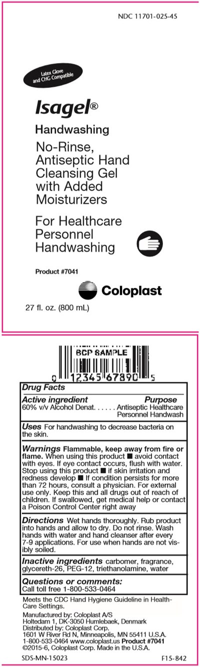 PRINCIPAL DISPLAY PANEL - 800 mL Bag Label - isagel 01