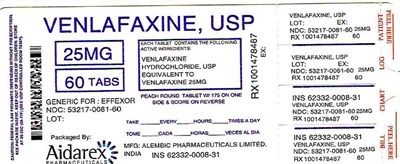 Image Description (Venlafaxine Usp 25mg 2)