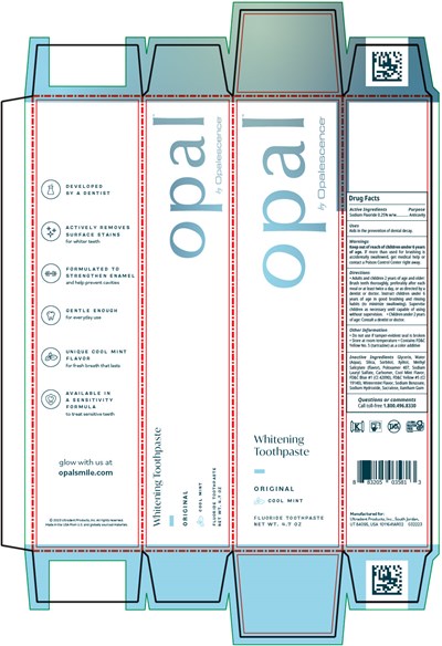 Principal Display Panel - 4.7 OZ Tube Carton - opal 01