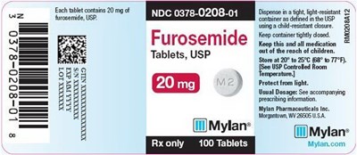image-01.jpg Furosemide Tablets, USP 20 mg Bottle Label - image 01