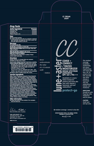 cover-02.jpg PRINCIPAL DISPLAY PANEL - 50 g Tube Carton - CC CRM LIGHT - cover 02