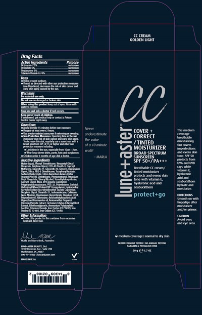 cover-06.jpg PRINCIPAL DISPLAY PANEL - 50 g Tube Carton - CC CRM GOLDEN LIGHT - cover 06
