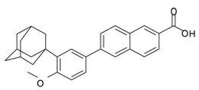 Adapalene Structure - adapaleneMW4125