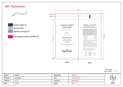 Airfit Invisible™ Sunscreen Spf 50 Light-as-air Broad Spectrum Spf 50 Uva/uvb|protection With Hyaluronic Acid + Korean Rice Water Resistant (80 Minutes) 1.7 Fl. Oz. / 50 mL Melixir (Airfit Invisible Sunscreen Spf 50 50ml Tube 1)