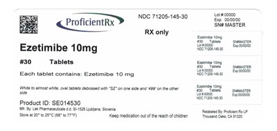 71205-145-30 (Ezetimibe Label)