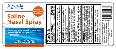 Saline Spray Label (Pcsalinespry)