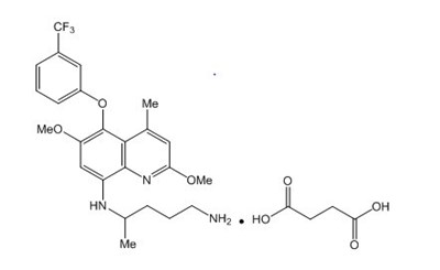 tafenoquine chemical structure clean - krintafel spl graphic 01