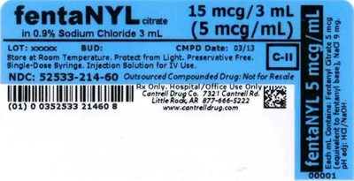 Label - 52533 214 60