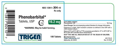 phenobarbital-2.jpg Phenobarbital Tablets 16.2 mg 100ct BL - phenobarbital 2