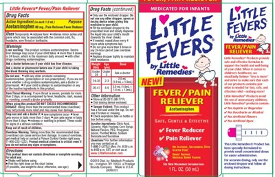 Principal Display Panellittle Fevers By Little Remedies1 Fl. Oz. (30ml) (Little Fevers Little Remedies 01)