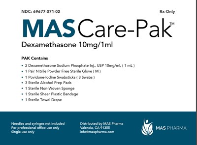 Dexamethasone Pak (Mas Care Pak Sticker Front.pdf)