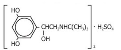 Chemical-structure (Terbutaline Sulfate Inj Chemical Structure)
