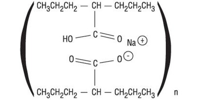 Chemical Structure - divalproex sodium extended release tablets 1