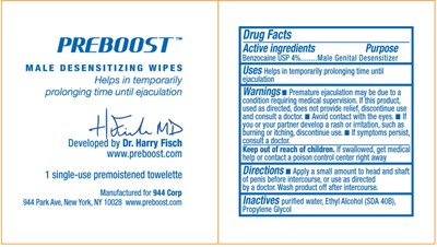 Principal Display Panel – Pouch Label (Pre0d 0000 01)