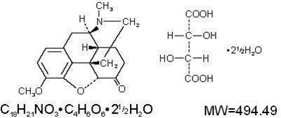 Hydrocodone Bitartrate Chemical Structure - Hydrocodone Bitartrate2