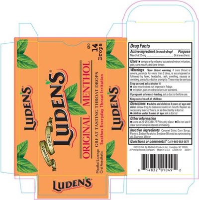 ludens menthol throat lozenges 1