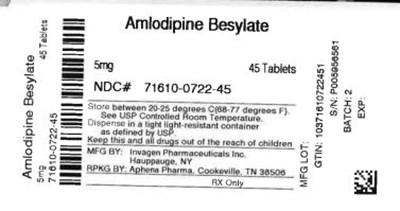 Bottle Label 5 mg - 71610 0722 45