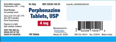 perphenazine-03.jpg PRINCIPAL DISPLAY PANEL - 4 mg Tablet Bottle Label - perphenazine 03
