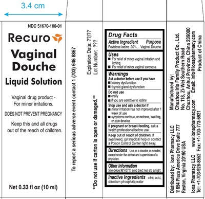 Recuro Vaginal Douche2 (Ionabox)