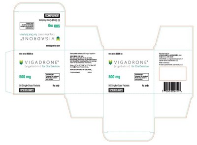 Ndc 0245-0556-50vigadrone® (vigabatrin) For Oral Solution500 mg50 Single-dose Packetsrx Only (Vigadrone 11)