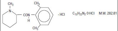 Chemical Structure - mepivacaine 01