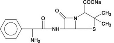 Ampicillin-structure (Structure Ampicillin)