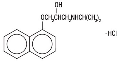 Chemical Structure - propranolol 01