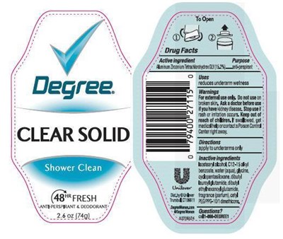 Degree Clear Solid Shower Clean Pdp (Degreeclearsolidshowercleanpdp)