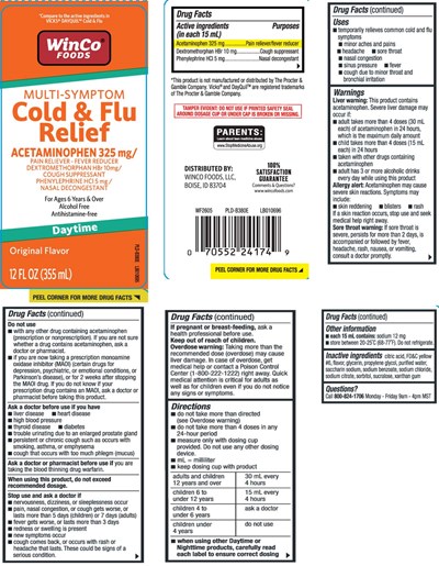 Acetaminophen 325 mg Dextromethorphan Hbr 10 mg Phenylephrine HCl 5 mg (Daytime Cold And Flu Relief Multi Symptom 1)