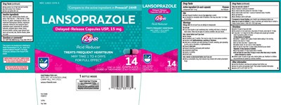 Lansoprazole Usp, 15 mg (Lansoprazole 15 mg Capsules 1)