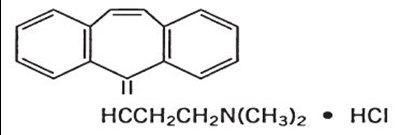 Cyclobenzaprine Hydrochloride Structural Formula (Image 01)