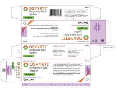Principal Display Panel (60 mg/mL Syringe Carton)