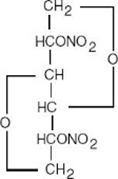 Isosorbide Dinitrate Chemical Structurre (Isosorbide Dinitrate Tablets 1)