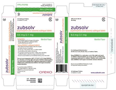 zubsolv sublingual tablets 0d