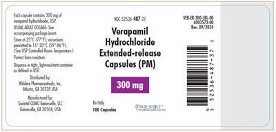 label-300mg.jpg Principal Display Panel - 300 mg Capsule Bottle Label - label 300mg