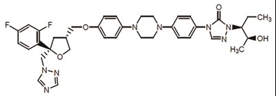 Structural Formula (Posaconazole Delayed Release Tablets 1)