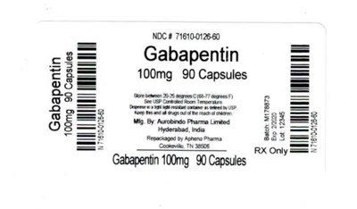 Bottle Label 100 mg (71610 0126 60)