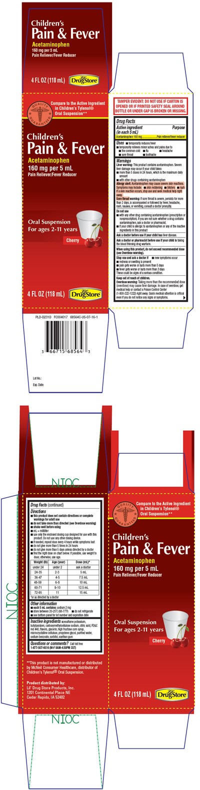 Principal Display Panel (118 mL Bottle Carton)