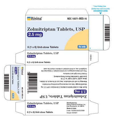 PACKAGE LABEL.PRINCIPAL DISPLAY PANEL - 2.5 mg Blister Carton - zolmitriptan fig3