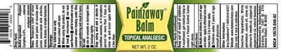 image of label - PainZAwayBalm 2oz OTC