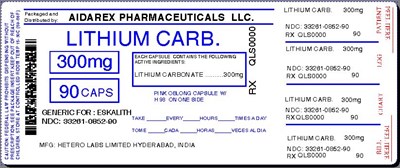Image Label (Lithium Carbonate 300mg Cap For Hetero 1)