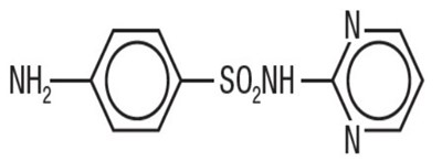 Image Description (Sulfadiazine Tabs Structure)