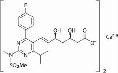 Structure - rosuvastatin calcium tablets 1