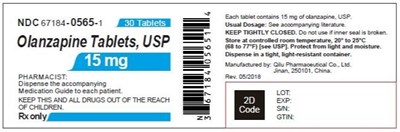 fig-5.jpg PACKAGE LABEL-PRINCIPAL DISPLAY PANEL - 15 mg (30 Tablets Bottle) - fig 5
