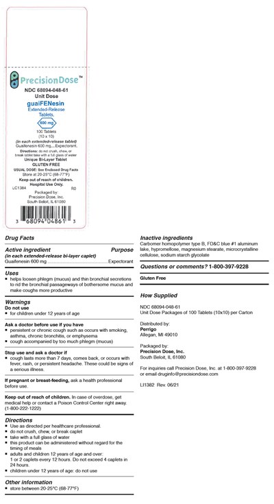 guaifenesin-01.jpg PRINCIPAL DISPLAY PANEL - 600 mg Blister Pack Carton - guaifenesin 01