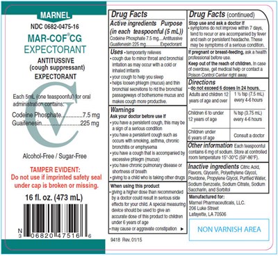 mar-cof-01.jpg Principal Display Panel - 473 mL Bottle Label - mar cof 01