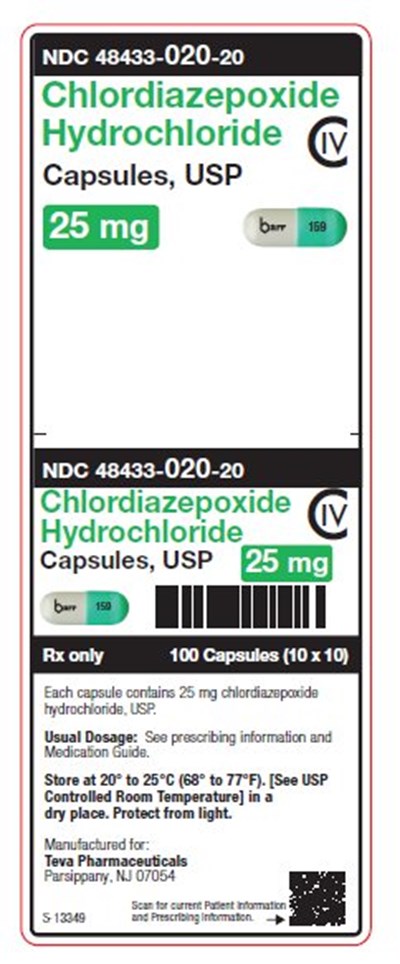 Chlordiazepoxide Hydrochloride Capsules, Usp 25 mg C-iv (Image 03)