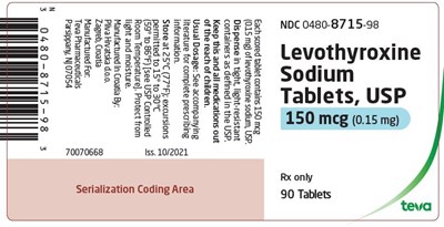 image-10.jpg Label 150 mcg, 90 Tablets - image 10