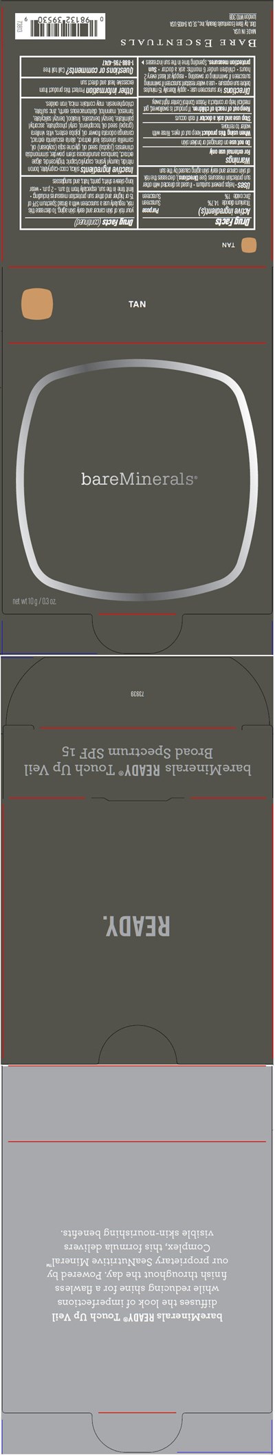 Principal Display Panel - 10 g Tray Carton - Tan - bare minerals 02